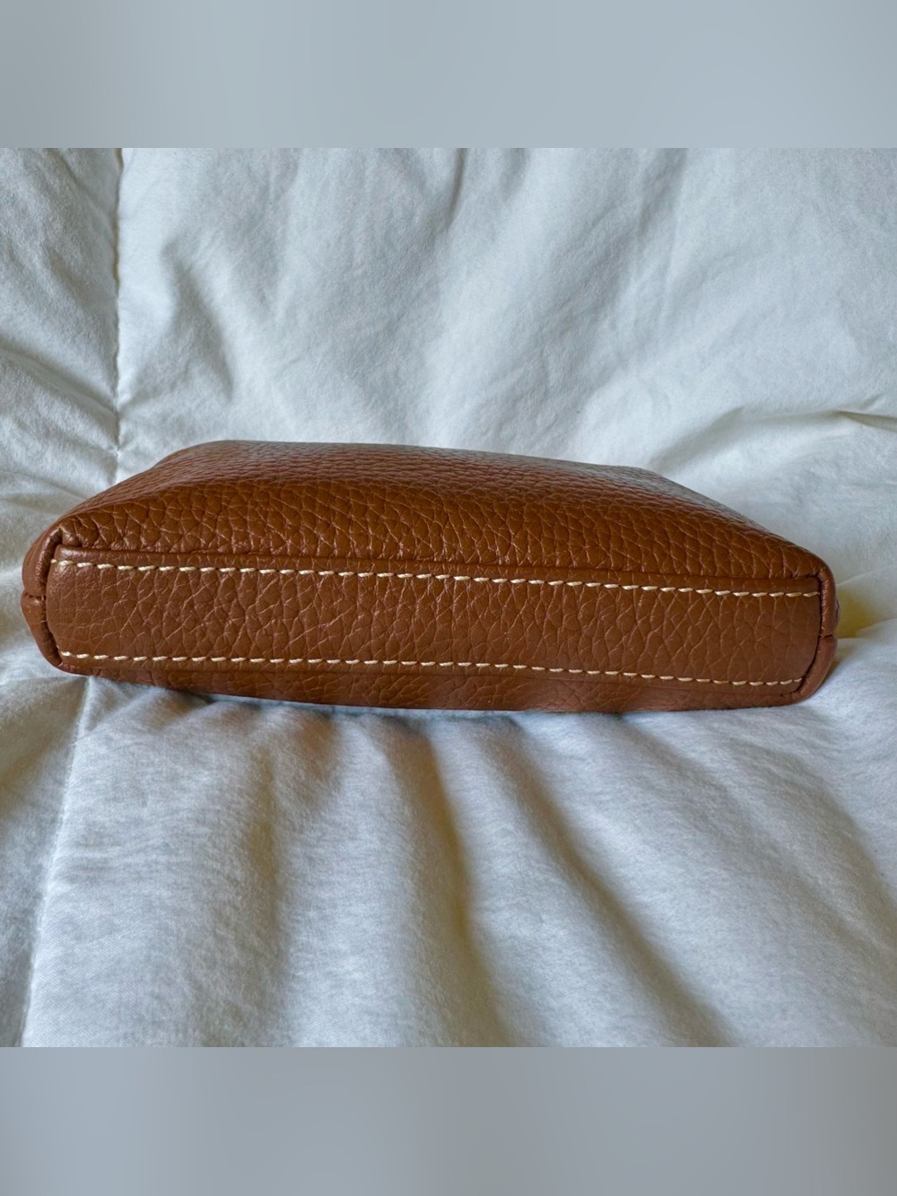 Dooney & Bourke Pebbled Leather Coin Purse in Brown - Picture 3 of 9